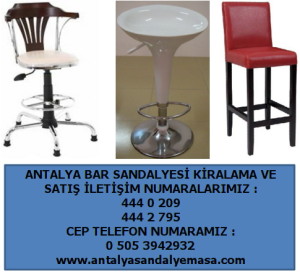 antalya kaliteli bar sandalyesi kiralama