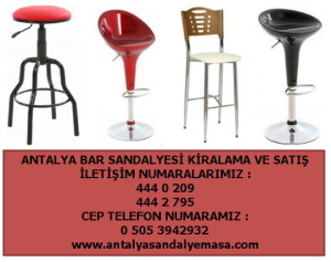 antalya kiralık bar sandalyesi