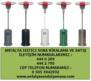 kaliteli ısıtıcı soba kiralama antalya