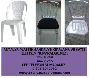 plastik sandalye kiralama antalya