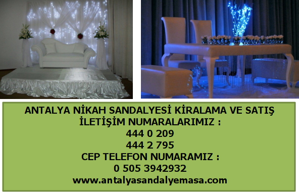 ucuz nikah sandalyesi kiralama antalya