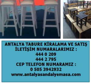 ucuz tabure kiralama hizmeti antalya